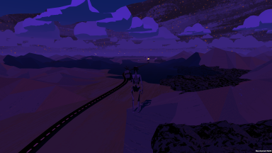 A screenshot from the game. A confrontation with the police.